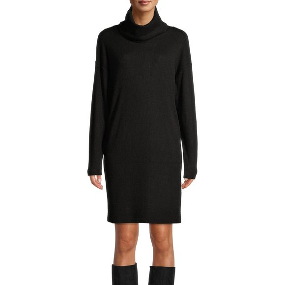 WEEKEND SALE ONLY!! Time and Tru Women's Cowlneck Dress - Picture 1 of 4